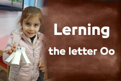 Lerning the letter Oo