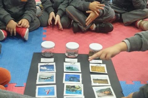 Geography class (land , water and air )