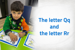 The letter Qq and the letter Rr